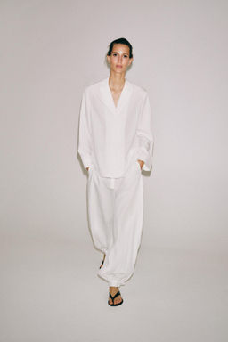 PANTAL?N BOMBACHO ZW COLLECTION / Blanco