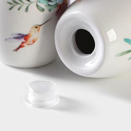 Набор для специй Доляна Пташка, 2 предмета: солонка, перечница, 130 мл  фото 5