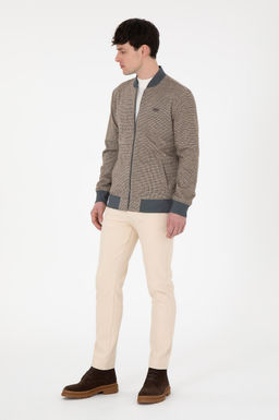 Мужские кремовые брюки из парусины Неожиданная скидка в корзине