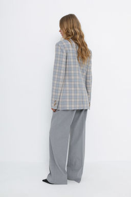 Жакет Pirs 5805 клетка серая с голубым - Golden valley фото 4