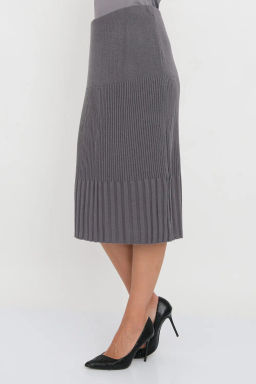 ЗЛАТА Юбка И 001 дл/серый