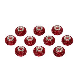 Бусина Zlatka из смолы полиэтиленполиамин RFB-16 16 мм 10 шт №02 красный