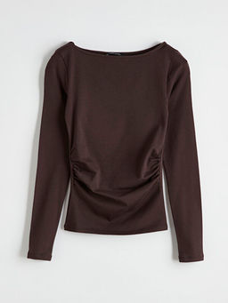 Kay?k Yaka B?zg?l? Kad?n Body