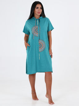 Т-5105 ТУНИКА ЖЕНСКАЯ (Бирюзовый меланж) - А-дина фото 2