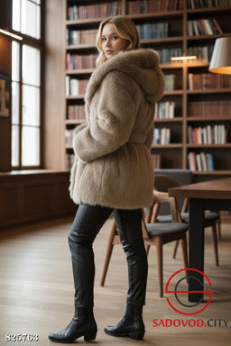 Шуба женская из искусственного меха