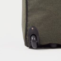 Сумка дорожная на колёсах, отдел на молнии, наружный карман, цвет зелёный - Simaland фото 4