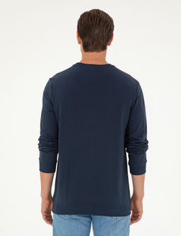 Koyu Lacivert Regular Fit Sweatshirt - Pierre cardin фото 5