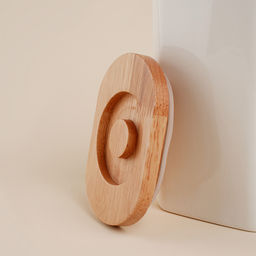 Банка для сыпучих SL Home Тренто, 1 л,117.518.5 см, фарфор, белая - Sima-land home фото 3