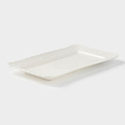 Блюдо сервировочное «Сьюзен», 30×17 см, керамика, цвет белый