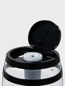 Пивной бочонок «Банный», колба 3 л, ёмкость для льда, подсветка, пластик, чёрный