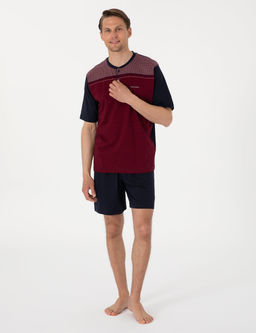 Bordo K_sakol 3l_ Jakarl_ Pijama Tak_m_