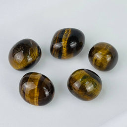 Галтовка из Тигрового глаза (10 шт) - Радуга самоцветов фото 2