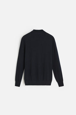 MERINO WOOL KNIT POLO SHIRT - Zara фото 7