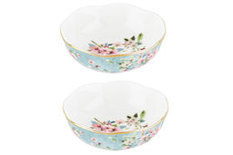 Розетка д/варенья 2 пр. 9,5*9,5*3 см 120 мл Яблоневый цвет на голубом NEW BONE CHINA - Elan gallery фото 5