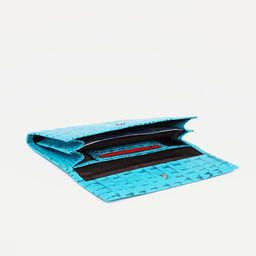 Кошелёк на кнопке, цвет бирюзовый - Simaland фото 3