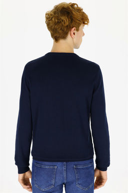 Свитер из килограммового воротника мужского темно -синего велосипеда Неожиданная скидка в корзине - U.s. polo assn фото 3