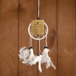 Ловец снов «Гармония», 6×0.5×20 см, белый