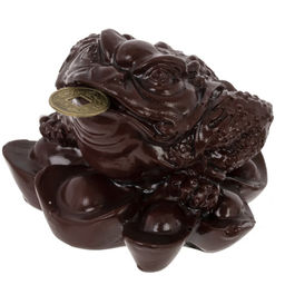 Фигурка декоративная "Лягушка денежная", L6,5 W7 H5 см
