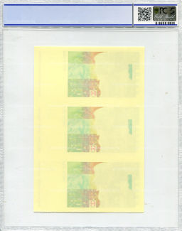 5 куна 1993(1994) года Хорватия (в слабе PCGS Gem UNC 68)  неразрезанный лист, пробный