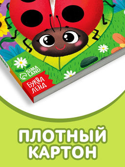 Тактильная книжка «Первые цвета», 12 стр., 6 вставок