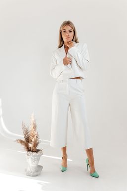 Брюки AmberA 1031 White ОБЛАКО