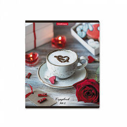 Цена за 5 шт. Тетрадь общая ученическая ErichKrause Coffee Break, 96 листов, клетка, матовая ламинация_MIX-PACK фото 5