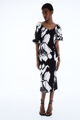 Vestido con mangas globo - H&m фото 2