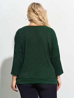 Джемпер 0057-8 темно-зеленый - Dora фото 9