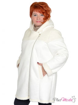 Жакет-дубленка Модель №1384 размеры 44-84 - Plusmoda фото 19