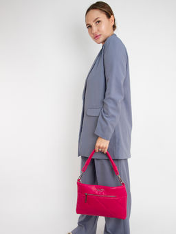 LACCOMA сумка Майя-24-L815-маджента эко кожа хлопок фото 6