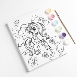 Картина по номерам Весёлая поняшка 2115 см - Школа талантов фото 3