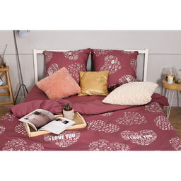 Постельное бельё Этель евро Te amo (вид 2) 200 х 217 см, 240*220 см, 70 х 70 - 2 шт, бязь  фото 12