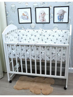 Бортики в кроватку для новорожденных стеганые