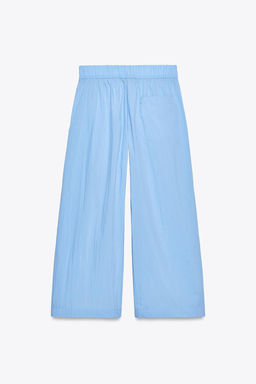 ZW COLLECTION POPLIN DARTED TROUSERS - Zara фото 15