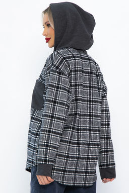 Рубашка с капюшоном Стокгольм (серая) Б14593-50М - Lt collection фото 3