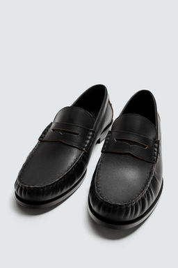 LIMITED EDITION LEATHER LOAFERS - Zara фото 5
