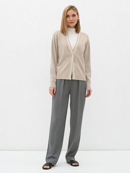 Conso/KCS 220719 - cappuccino Кардиган Женский  фото 5