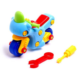 Конструктор для малышей Мотоцикл, 27 деталей