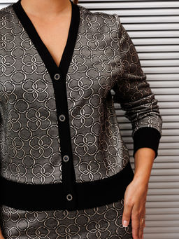 Костюм Galean Style 903 черно-серый кольца  фото 4