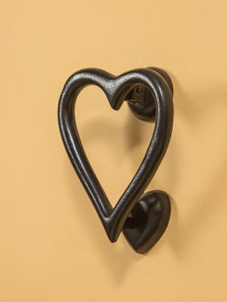 Дверной молоток «Сердце», 12×11 см