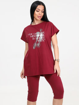 IV-CAPRIZ Эпюр - костюм бордовый