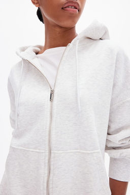 Chaqueta sudadera oversize con capucha - H&m фото 3