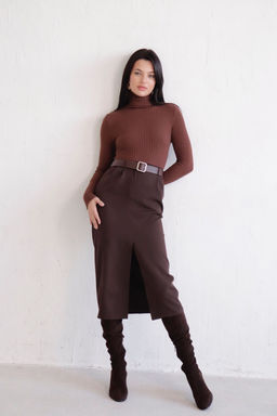 Юбка миди-макси с разрезом спереди - Martichelli фото 116