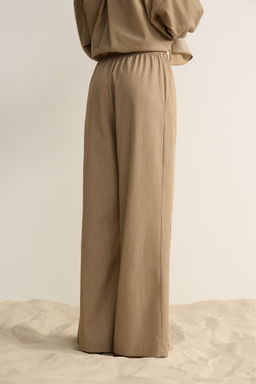 Брюки на кулиске с эффектом меланж - Mollis фото 6