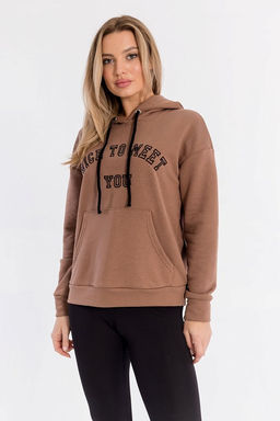 Толстовка М323135ВШб Коричневый - Елена фото 2