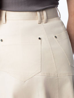 D26.198 Юбка женская светло-бежевый