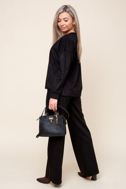 Костюм замшевый брючный 43043