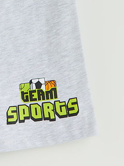 Beli Lastikli Erkek ?ocuk Pijama ?ort