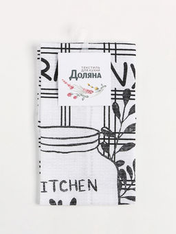 Кухонное полотенце «Доляна. Гармония», 28×46 см, 100% хлопок, вафля 160 г/м²