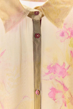 FLOWING PRINTED SHIRT - Zara фото 4